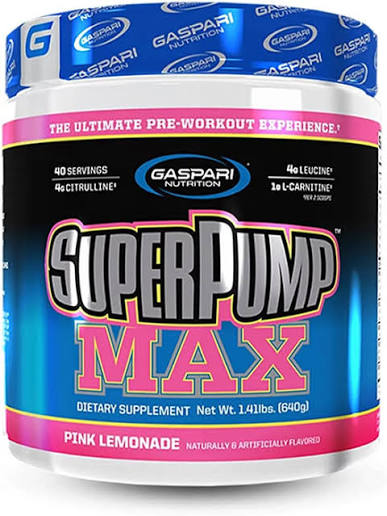 GN SUPER PUMP MAX (40 SERV) de GASPARI NUTRITION