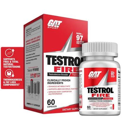 GA TESTROL FIRE 60 CAPS de GERMAN AMERICAN TECHNOLOGY