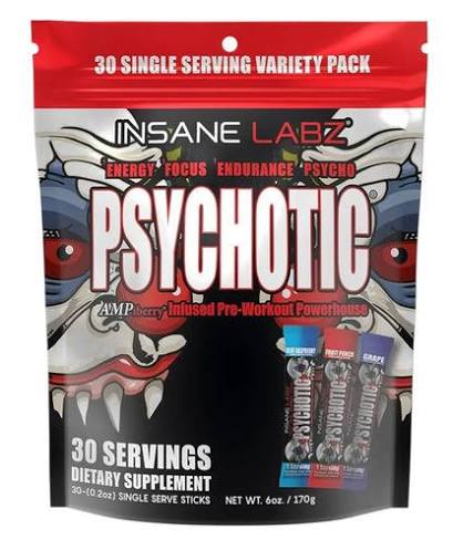 INS INSANE PSYCHOTIC 30 STICKS SERV VARIETY BAG de INSANE LABZ