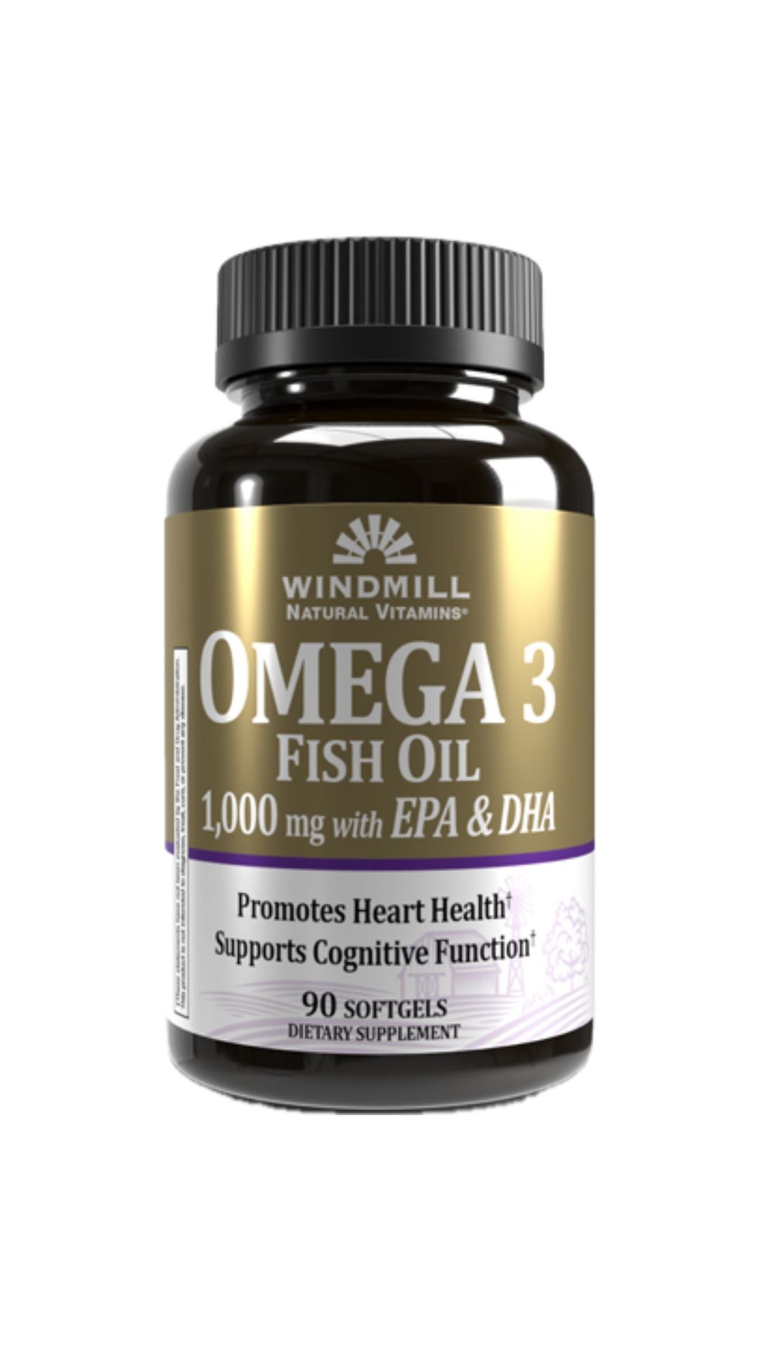 WHP OMEGA III EPA + DHA 1000 MG 90 SOFTGELS de WINDMILL HEALTH PRODUCTS