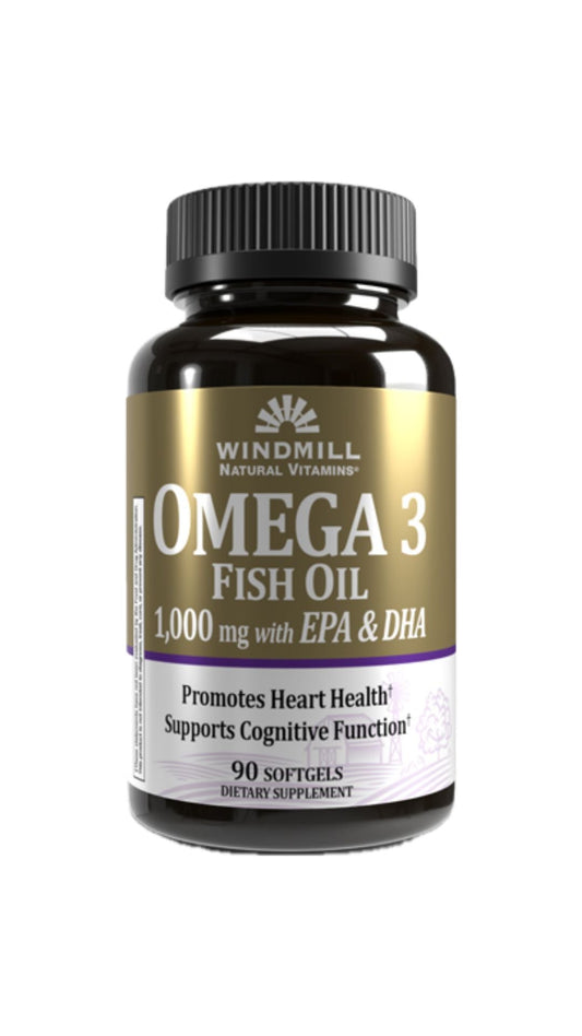 WHP OMEGA III EPA + DHA 1000 MG 90 SOFTGELS de WINDMILL HEALTH PRODUCTS